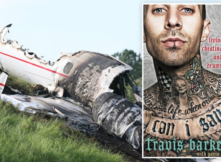 travis barker plane crash