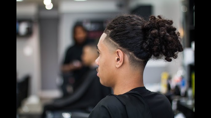 long hair low taper fade